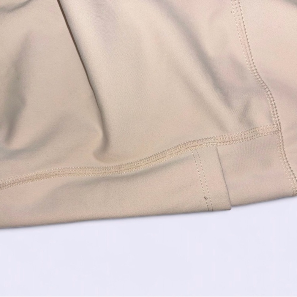 Beige High-Waisted Flare Yoga Pants w/ Pockets | Women’s Size Small - Picture 5 of 9